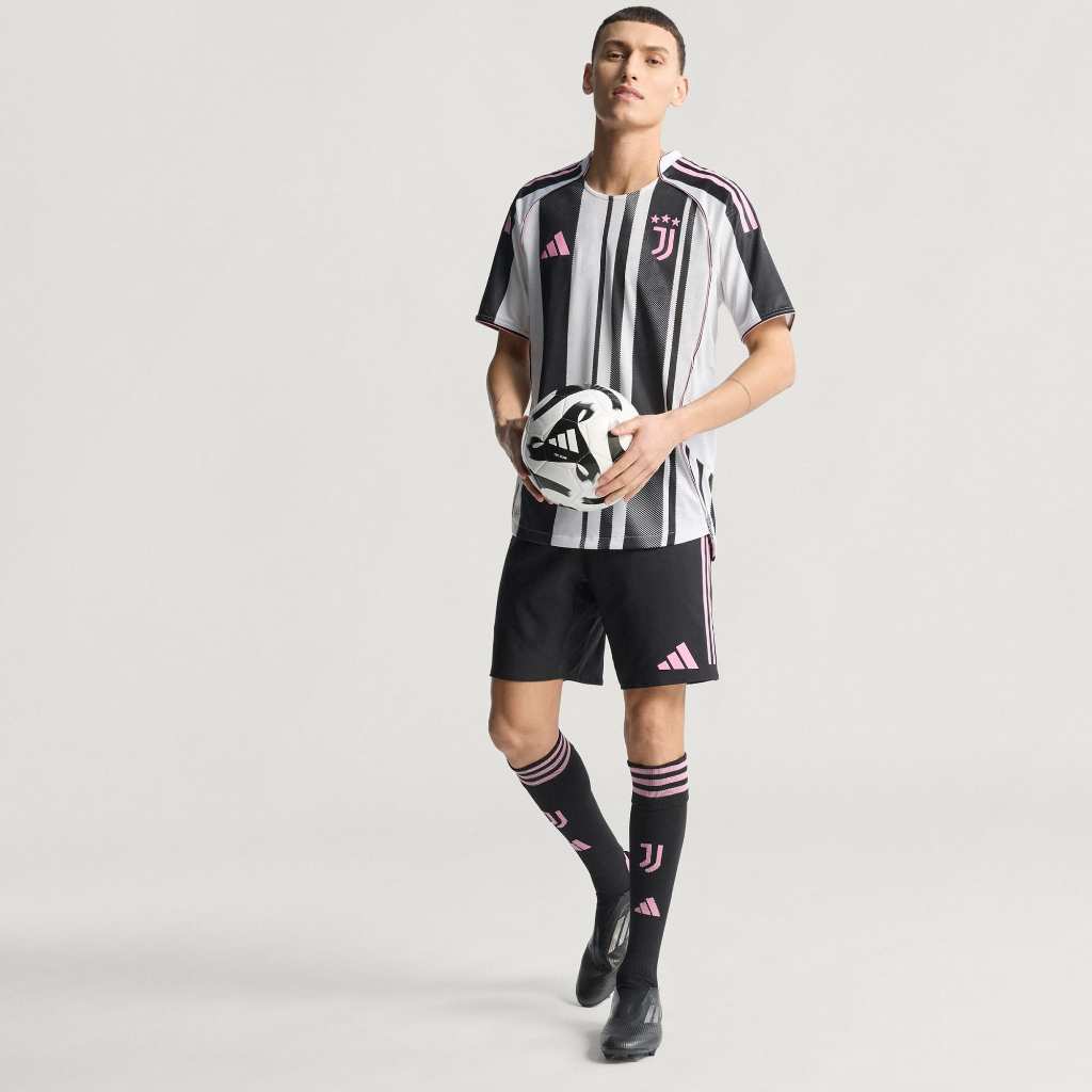 Adidas Juventus 25/26 Home Authentic Jersey White Black JJ4314