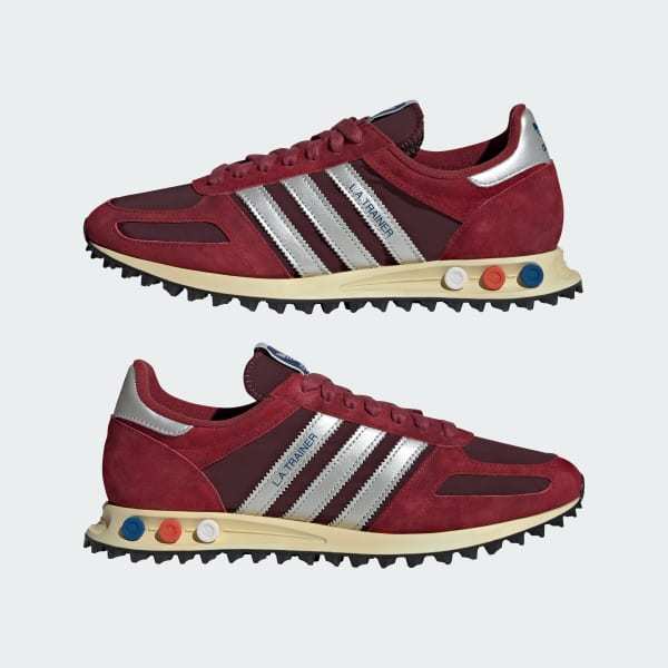 Adidas LA Trainer Noble Maroon Silver Metallic Maroon JQ5715