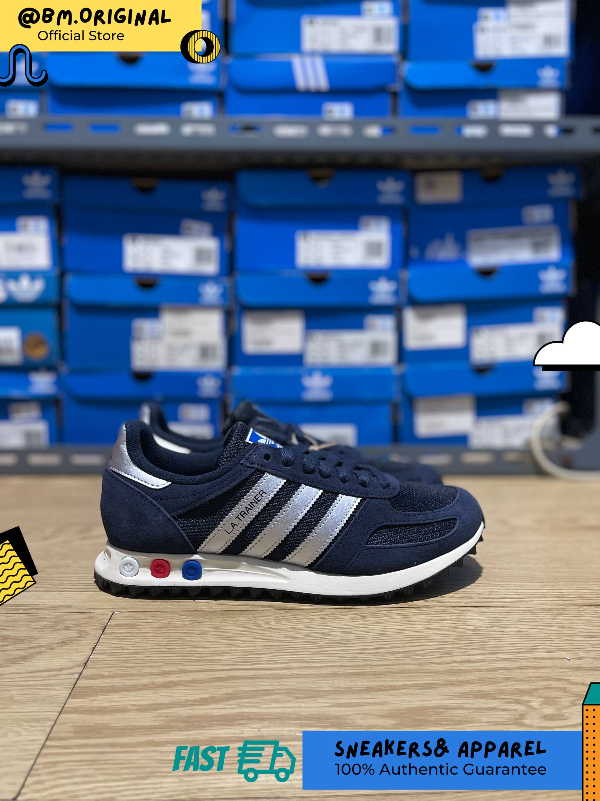 Adidas LA Trainer OG Legend Ink Silver Metallic Off White KJ4382