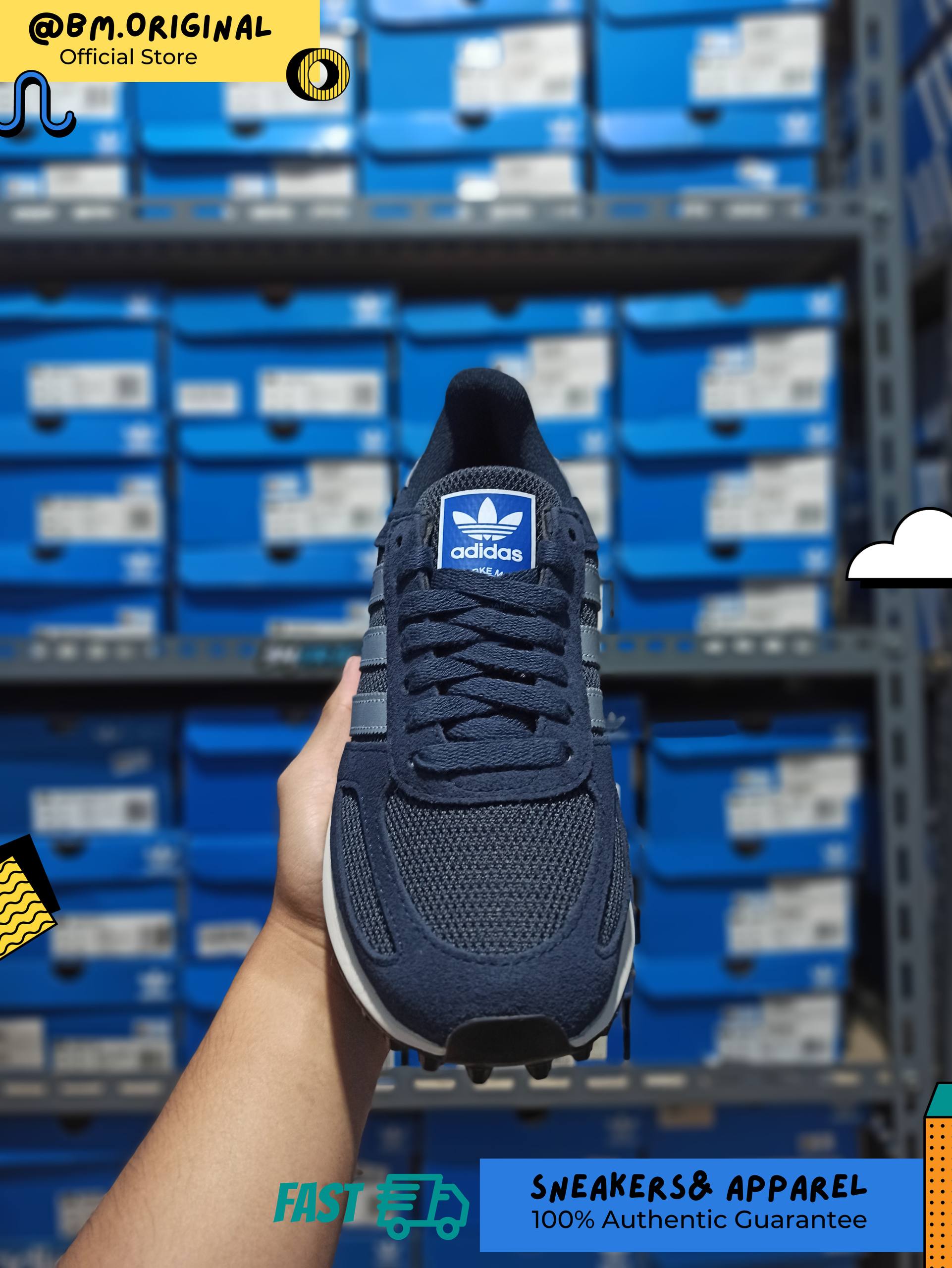 Adidas LA Trainer OG Legend Ink Silver Metallic Off White KJ4382