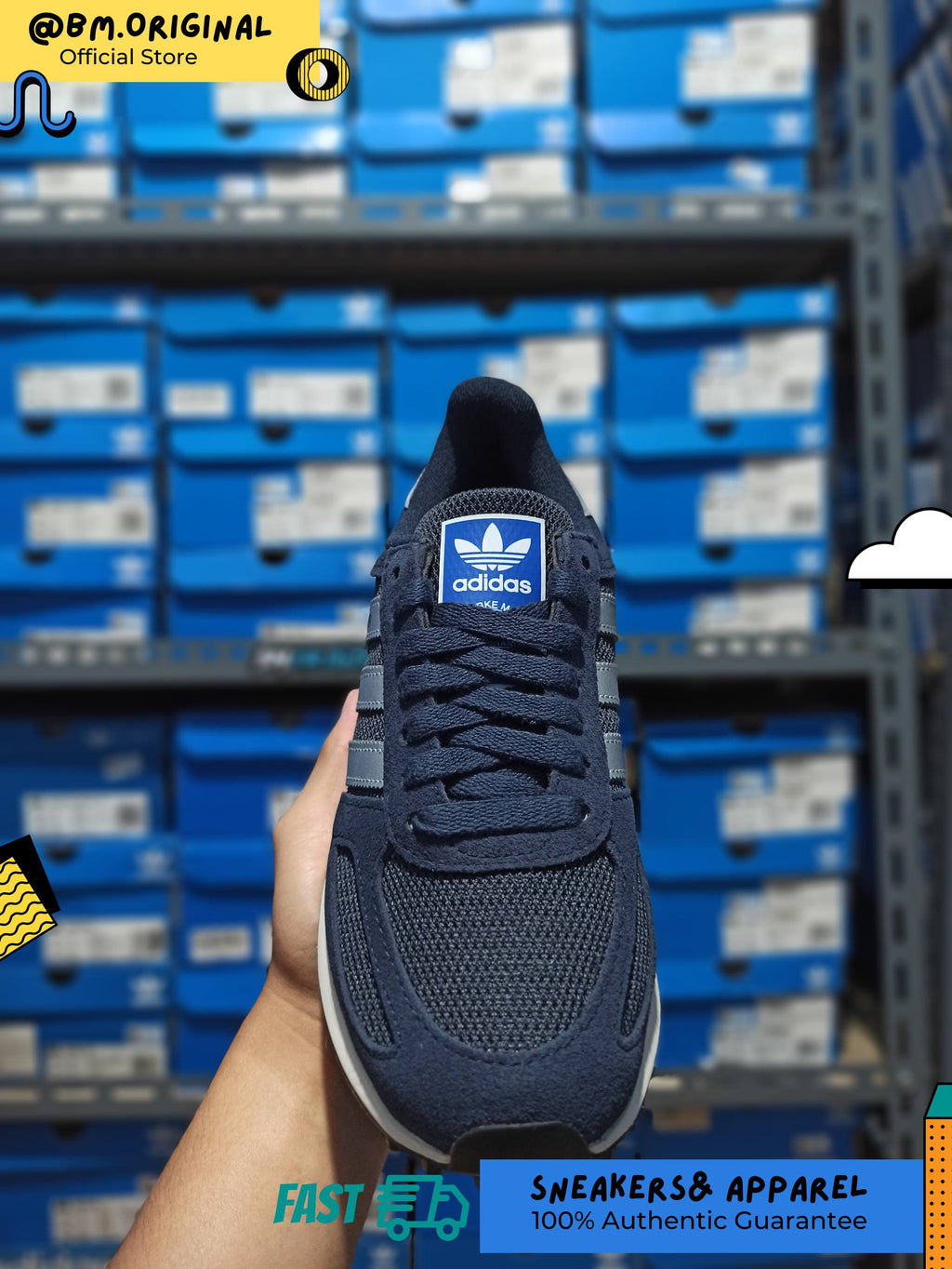 Adidas LA Trainer OG Legend Ink Silver Metallic Off White KJ4382