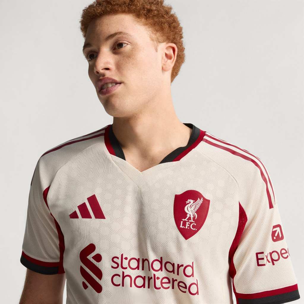 Adidas Liverpool 25/26 Away Authentic Jersey Wonder White JV6488
