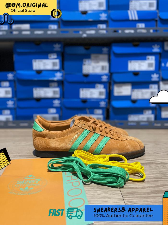 Adidas Liverpool City Series Bold Orange Energy Green Gum 1/2025 JS1353