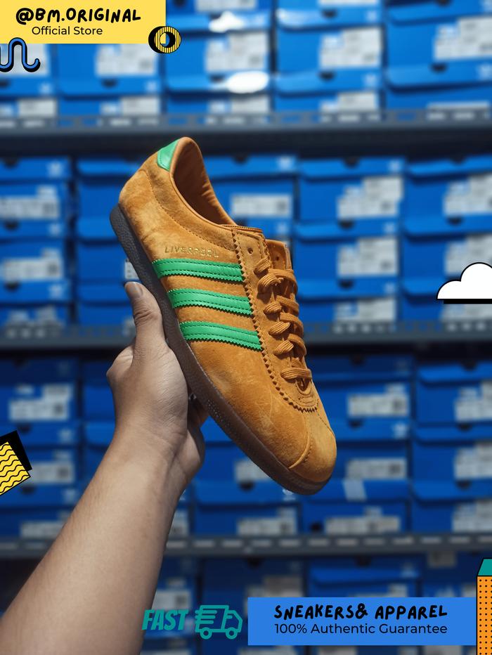 Adidas Liverpool City Series Bold Orange Energy Green Gum 1/2025 JS1353