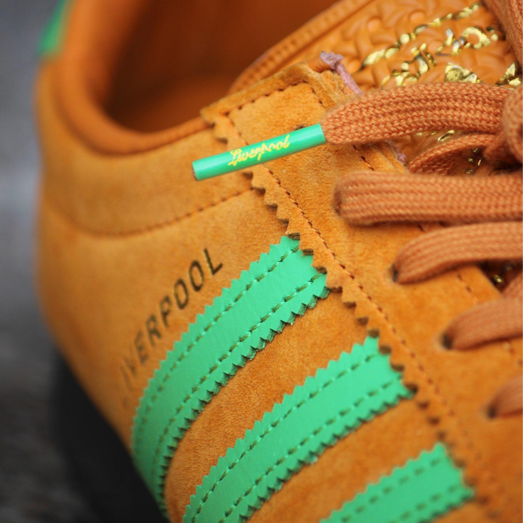 Adidas Liverpool City Series Bold Orange Energy Green Gum 1/2025 JS1353