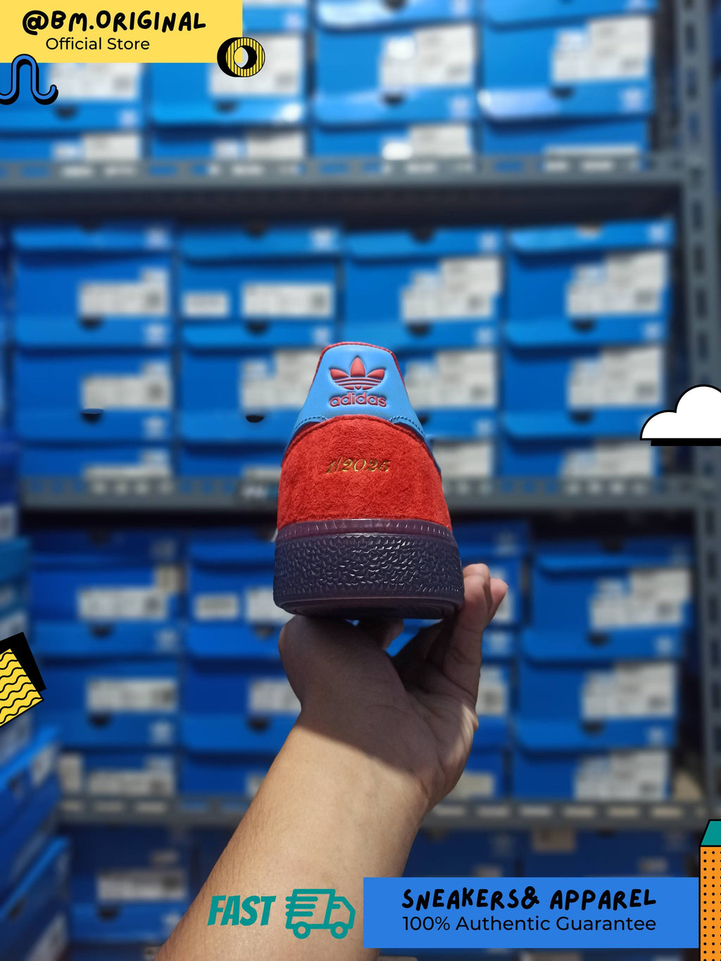 Adidas Manchester Bright Red Light Blue Aurora Blue City Series Exclusive 1/2025 Pairs In The World IH6665