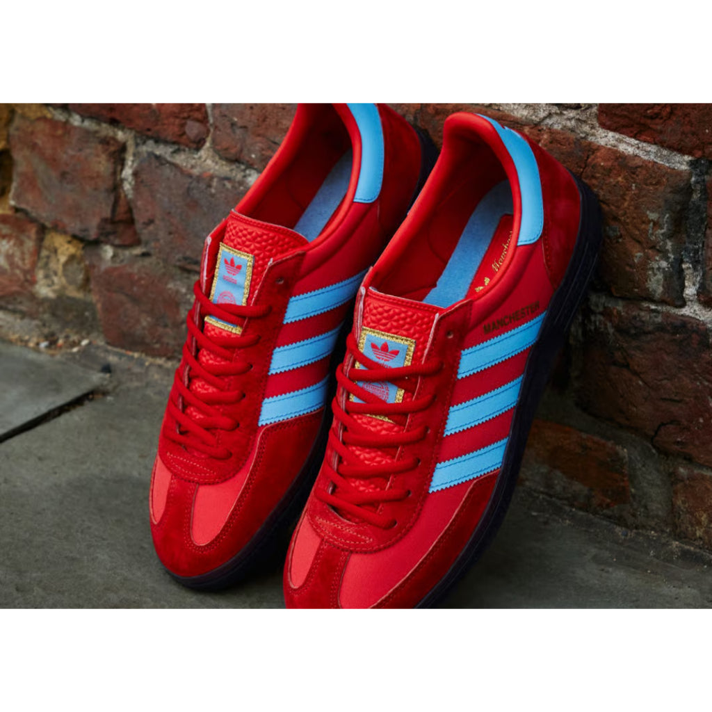 Adidas Manchester Bright Red Light Blue Aurora Blue City Series Exclusive 1/2025 Pairs In The World IH6665