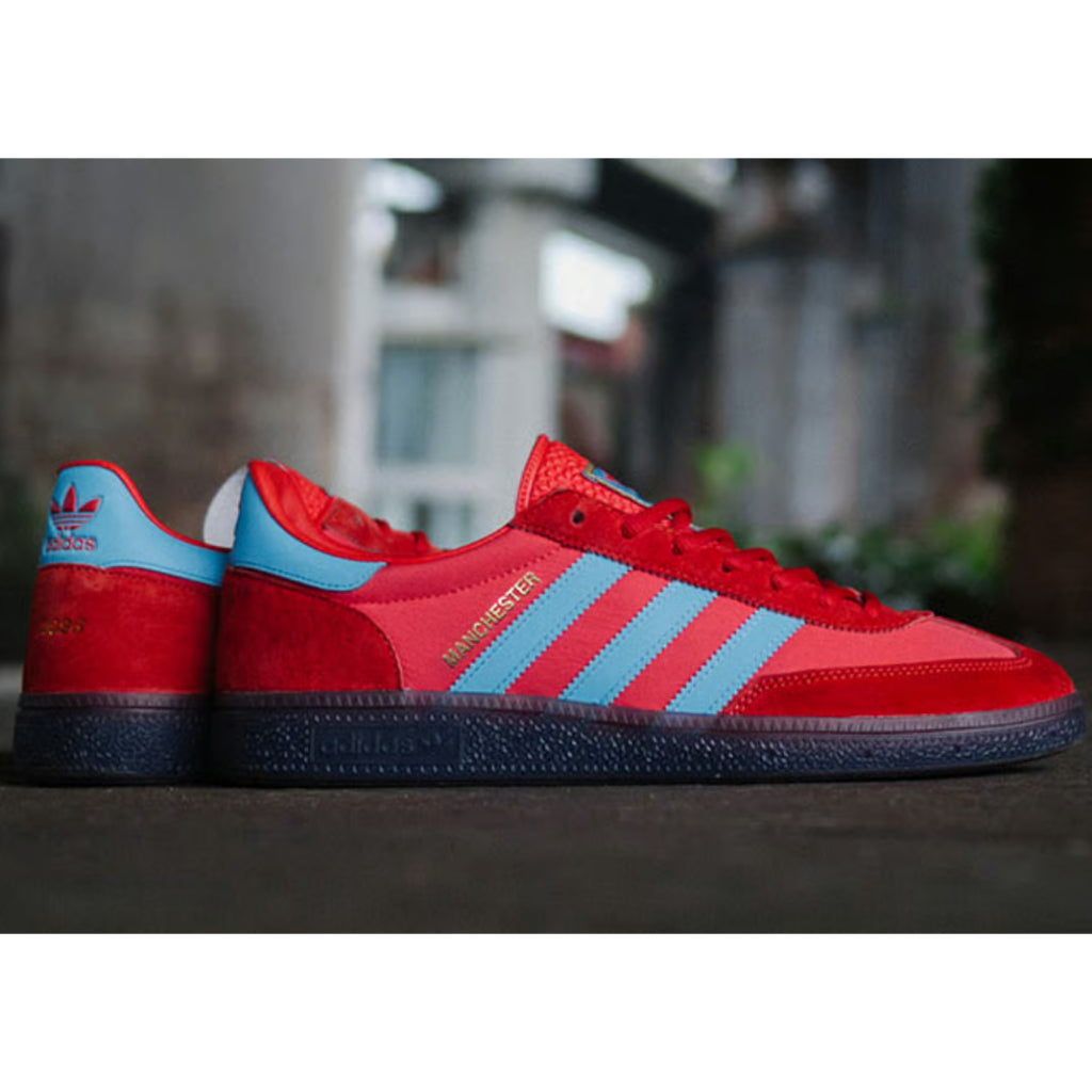 Adidas Manchester Bright Red Light Blue Aurora Blue City Series Exclusive 1/2025 Pairs In The World IH6665