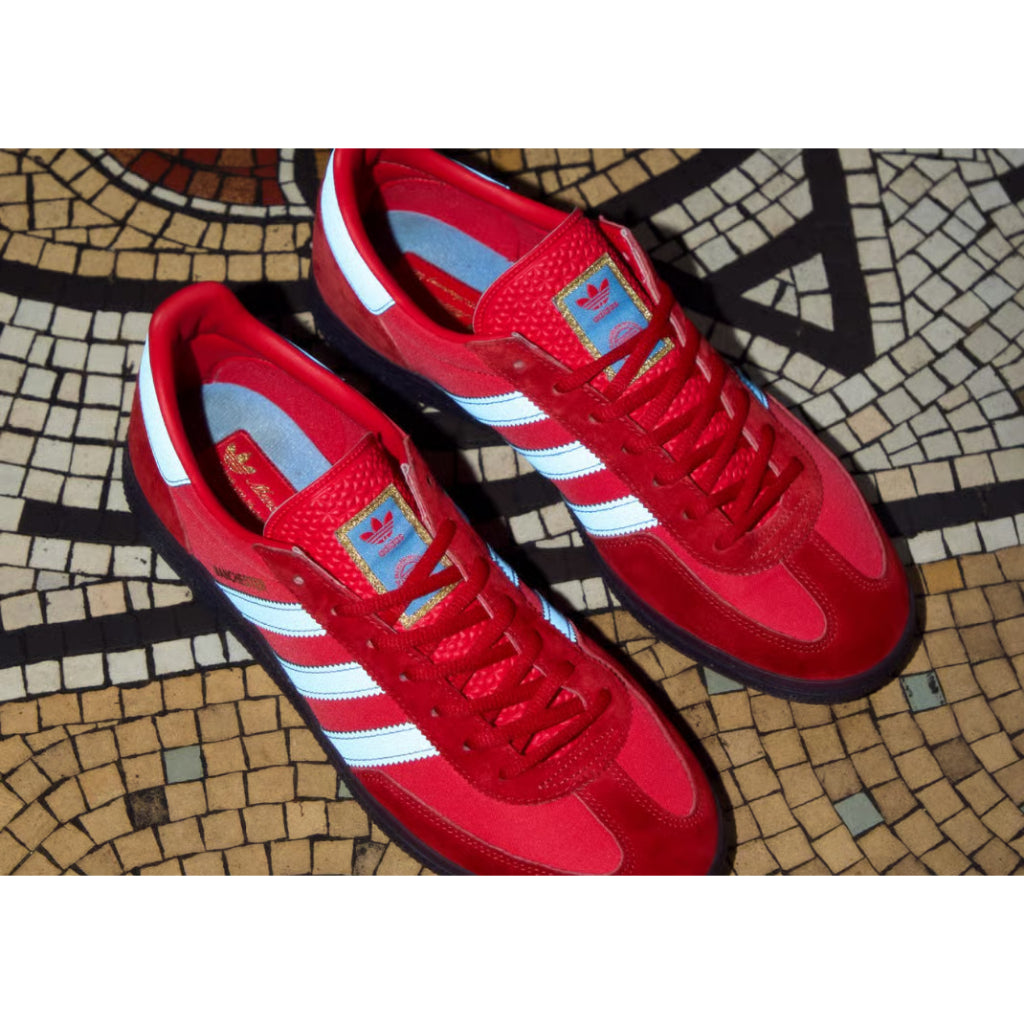 Adidas Manchester Bright Red Light Blue Aurora Blue City Series Exclusive 1/2025 Pairs In The World IH6665