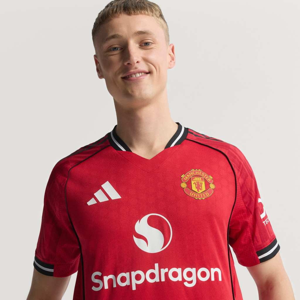 Adidas Manchester United 25/26 Home Authentic Jersey MUFC Red JI7429
