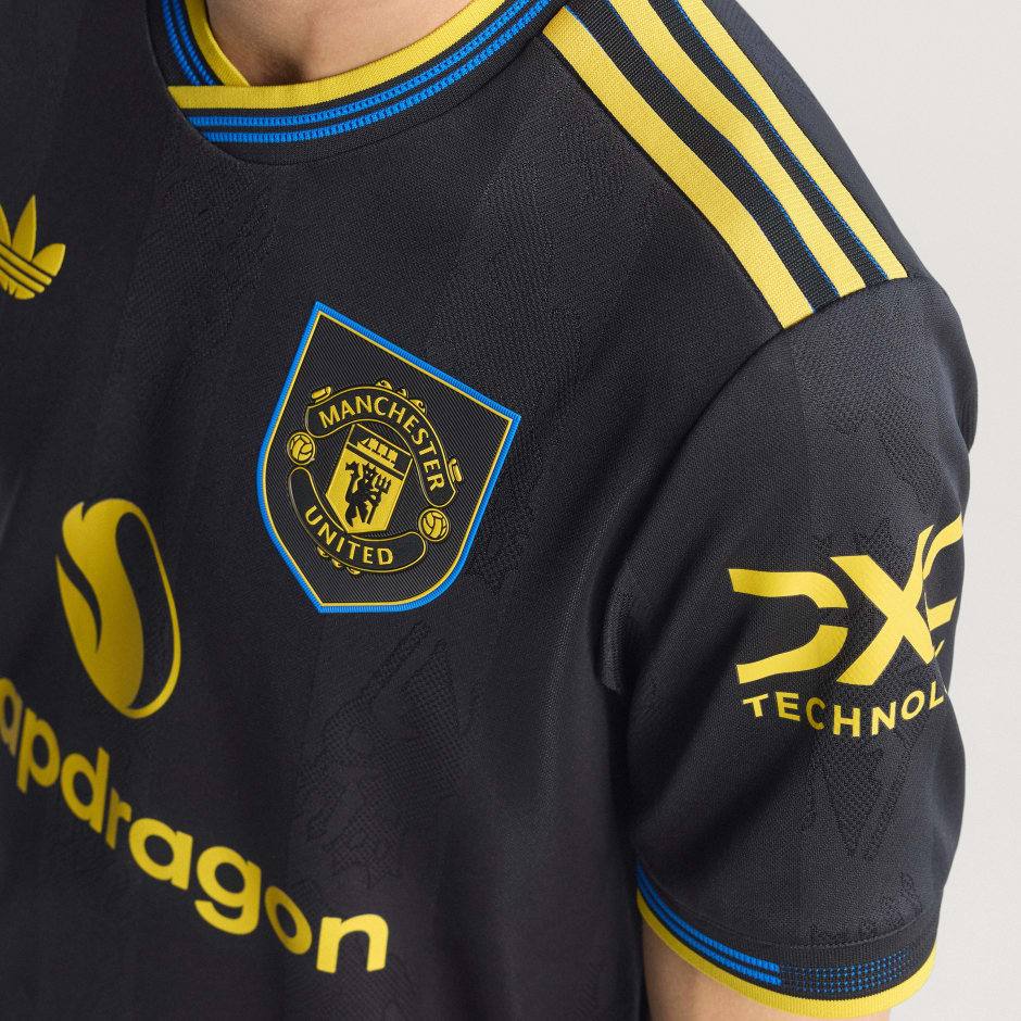 Adidas Manchester United 25/26 Third Replica Jersey Black KD4225