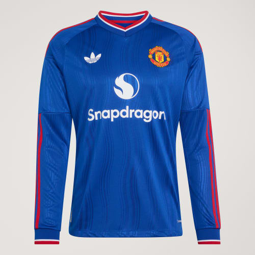 Adidas Manchester United 26/27 Away Authentic Jersey Longsleeve Royal Blue KC4806
