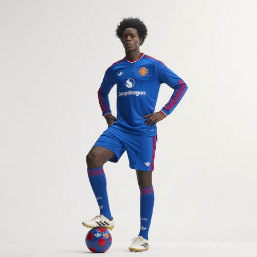 Adidas Manchester United 26/27 Away Authentic Jersey Longsleeve Royal Blue KC4806