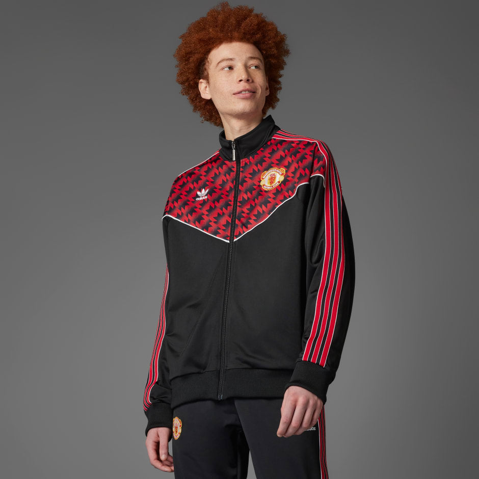 Adidas Manchester United 91 Track Top Black JF0373