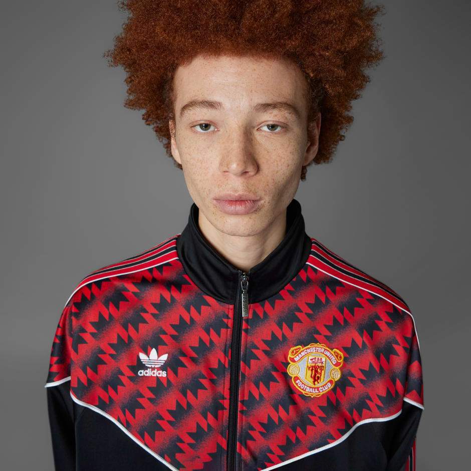 Adidas Manchester United 91 Track Top Black JF0373