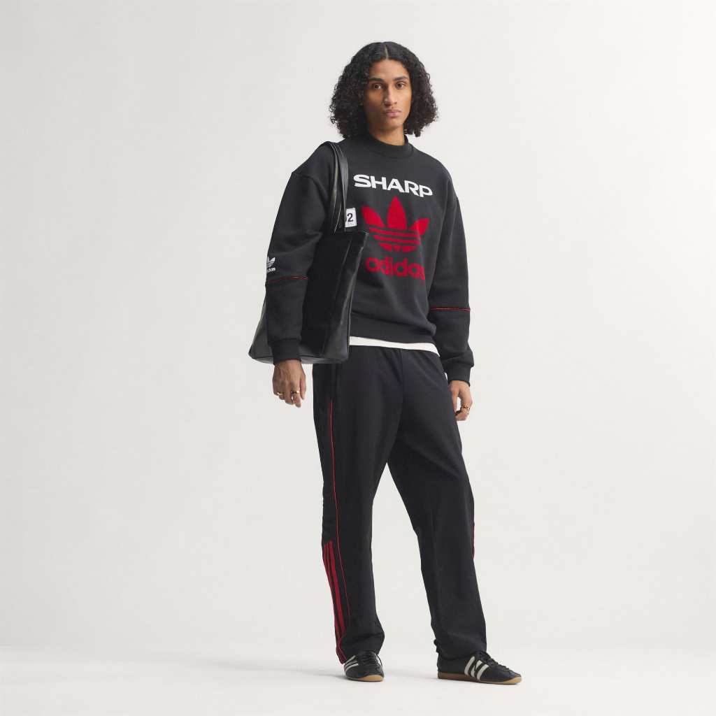 Adidas Manchester United Crew Sweat 90 Black KC6383
