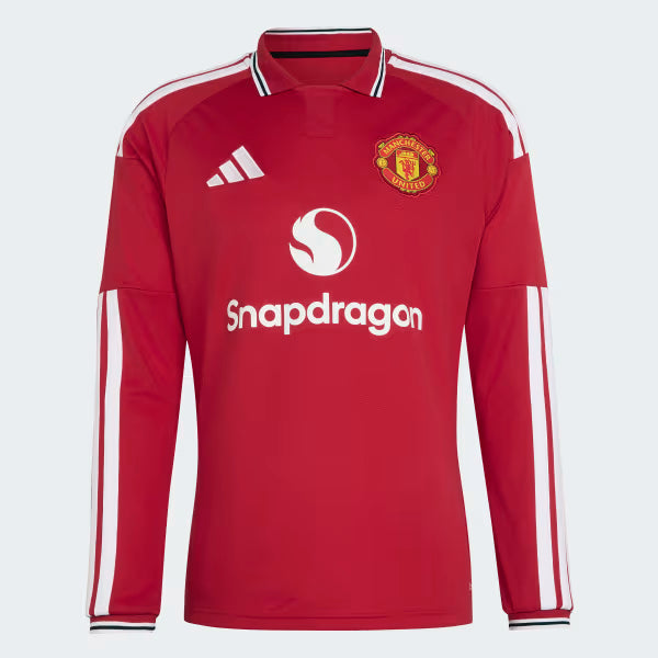 Adidas Manchester United Long Sleeve Authentic 26/27 Home MUFC Red KC4803