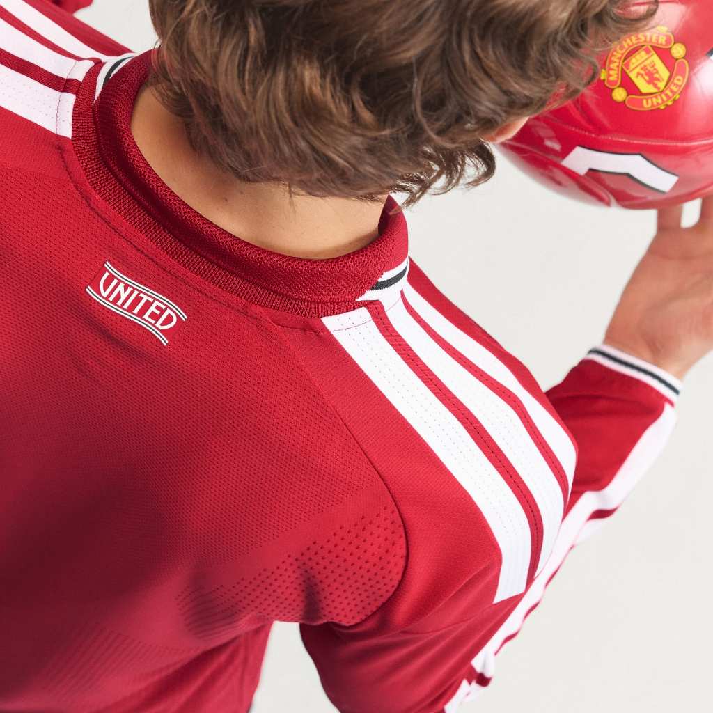 Adidas Manchester United Long Sleeve Authentic 26/27 Home MUFC Red KC4803