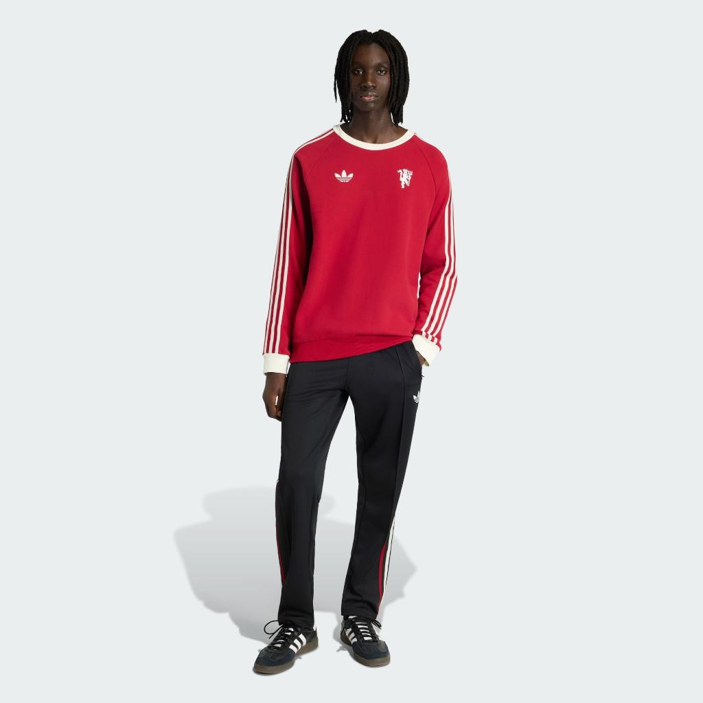 Adidas Manchester United Sweatshirt Crew Team Victory Red JM5563