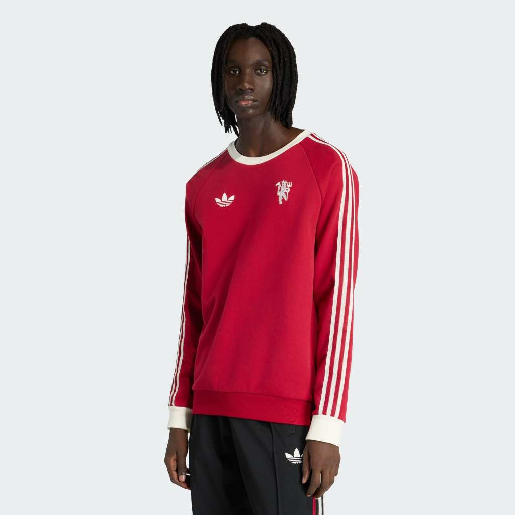 Adidas Manchester United Sweatshirt Crew Team Victory Red JM5563