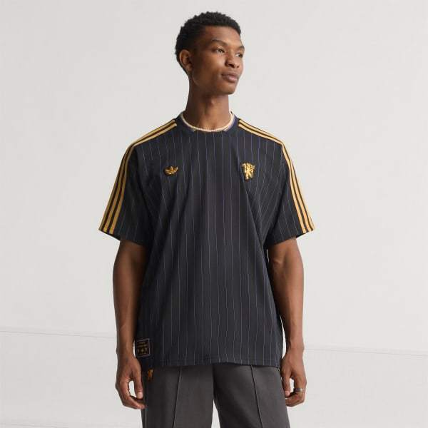 Adidas Manchester United Terrace Icons Jersey Black JN2818