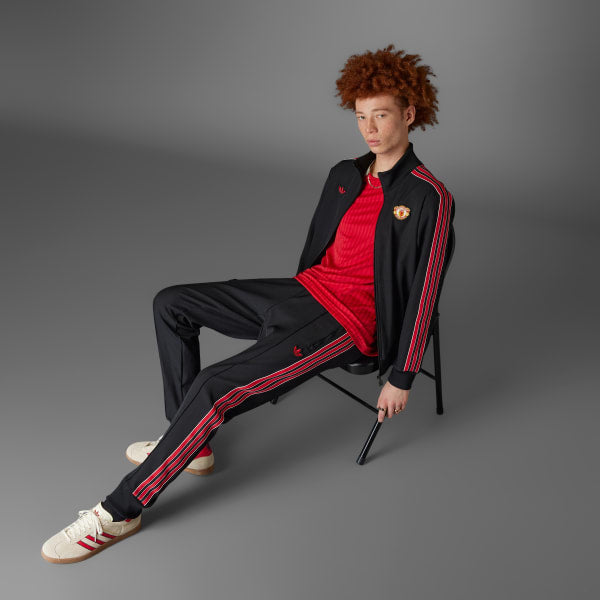 Adidas Manchester United Terrace Icons Track Top Black JF0358
