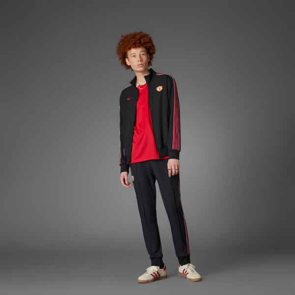 Adidas Manchester United Terrace Icons Track Top Black JF0358