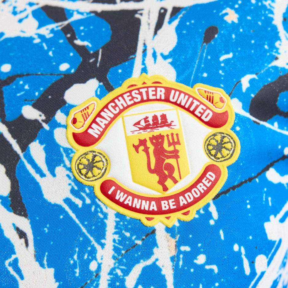 Adidas Manchester United x Stone Roses Long Sleeve Jersey Multicolor KC4442