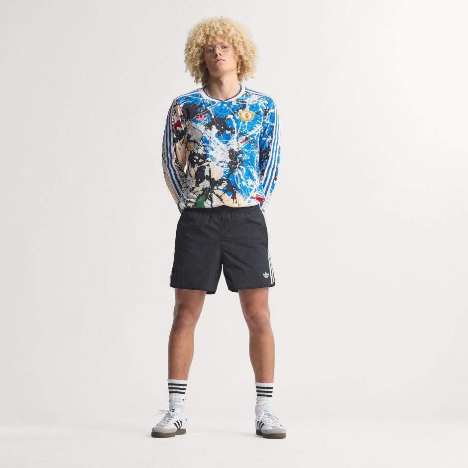 Adidas Manchester United x Stone Roses Long Sleeve Jersey Multicolor KC4442
