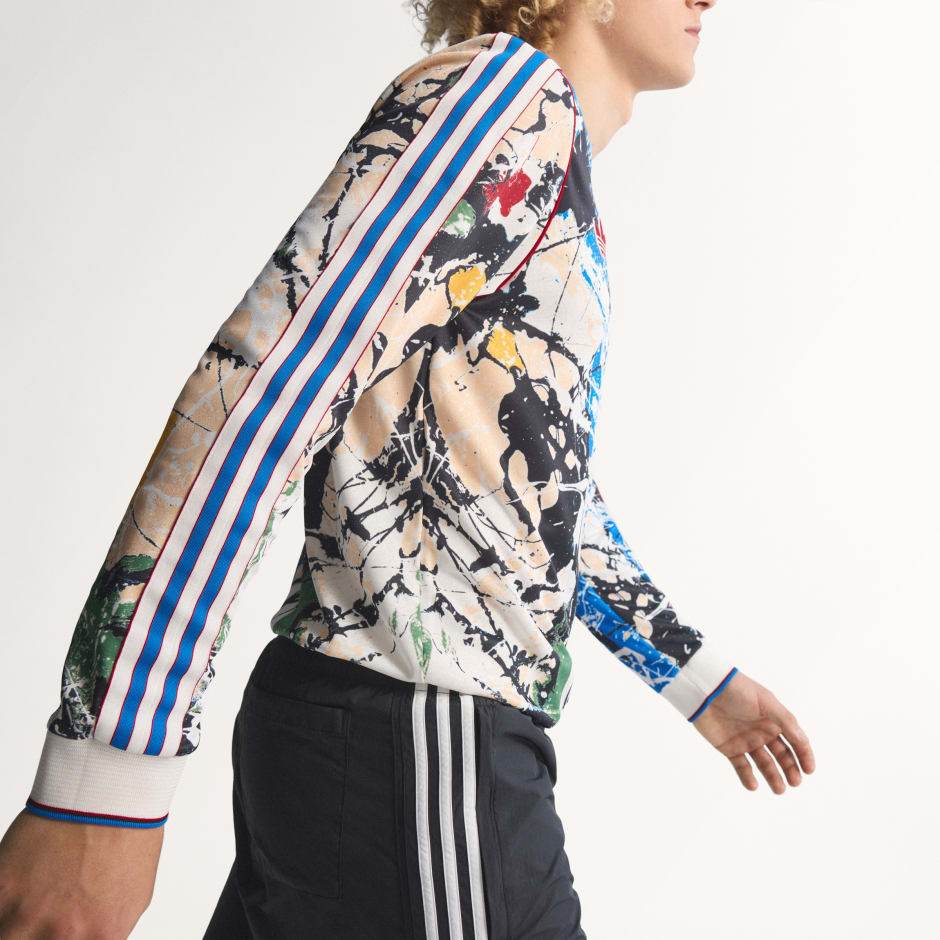 Adidas Manchester United x Stone Roses Long Sleeve Jersey Multicolor KC4442