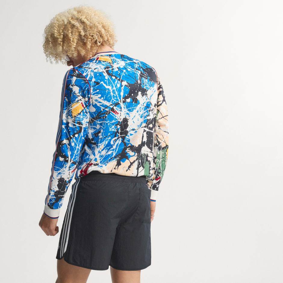 Adidas Manchester United x Stone Roses Long Sleeve Jersey Multicolor KC4442