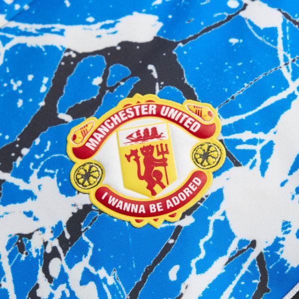Adidas Manchester United x Stone Roses Track Top Black Multicolor JZ7094
