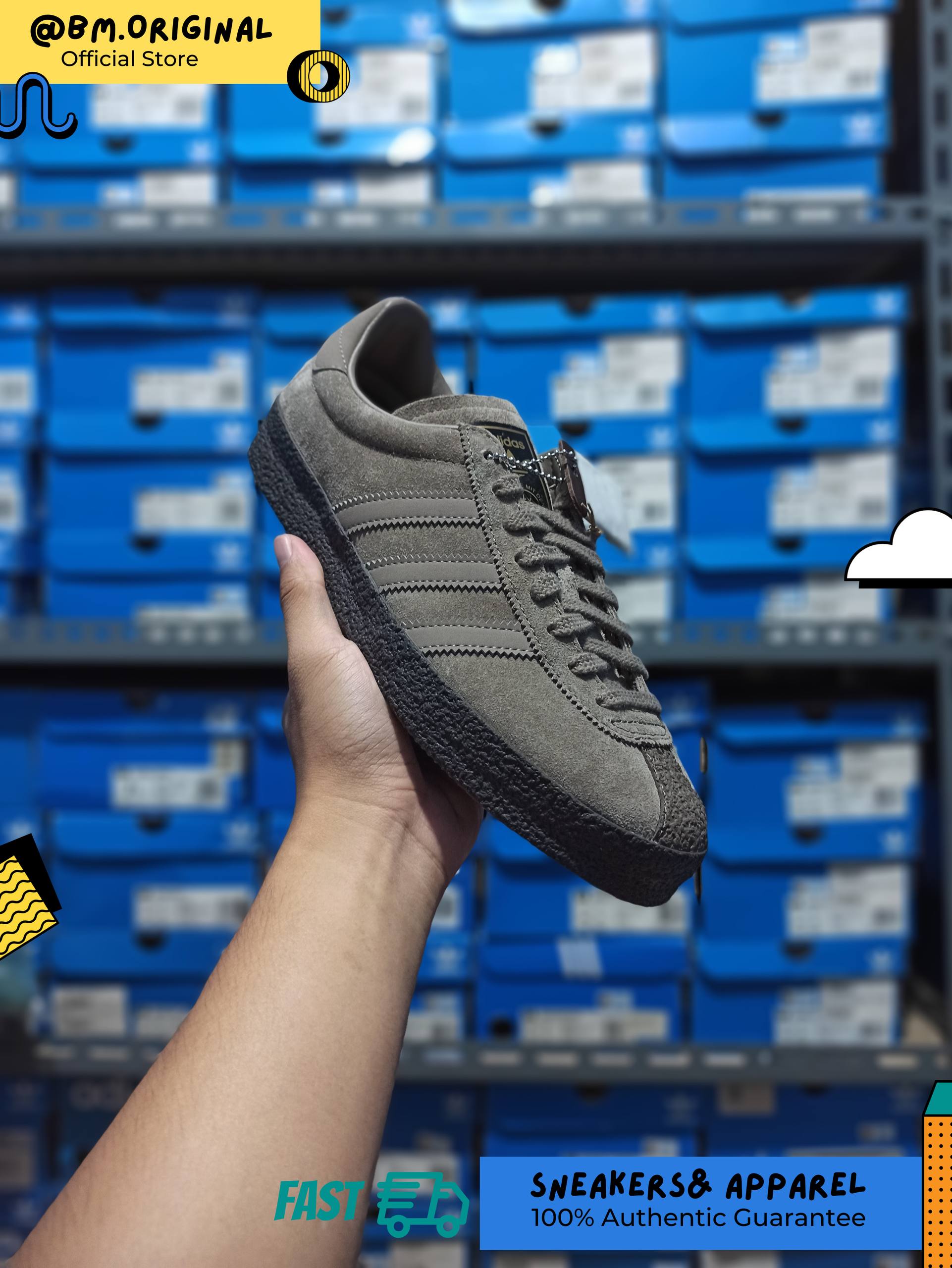 Adidas Mendacino SPZL Blanch Brown Shadow Red KK3671