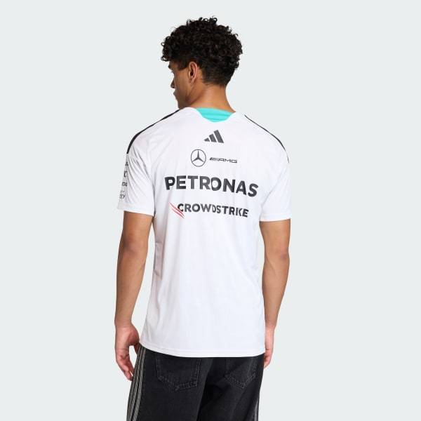 Adidas Mercedes AMG PETRONAS Formula 1 Team Driver Jersey White KF0160