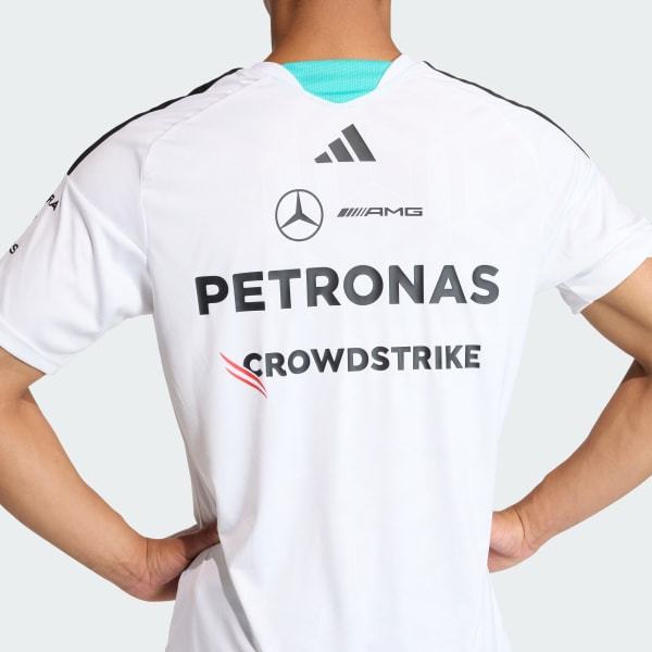 Adidas Mercedes AMG PETRONAS Formula 1 Team Driver Jersey White KF0160