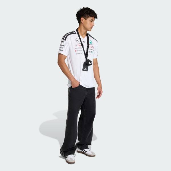 Adidas Mercedes AMG PETRONAS Formula 1 Team Driver Jersey White KF0160