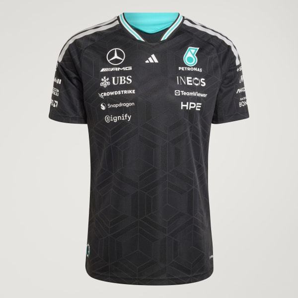 Adidas Mercedes AMG Petronas Formula 1 Team Driver Jersey Authentic Black KE5325