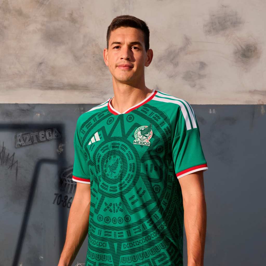Adidas Mexico 26 Home Authentic Jersey Bold Green JL8540