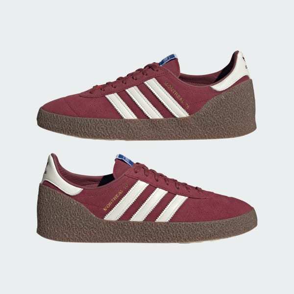 Adidas Montreal 76 Noble Maroon Off White Gum JR8371