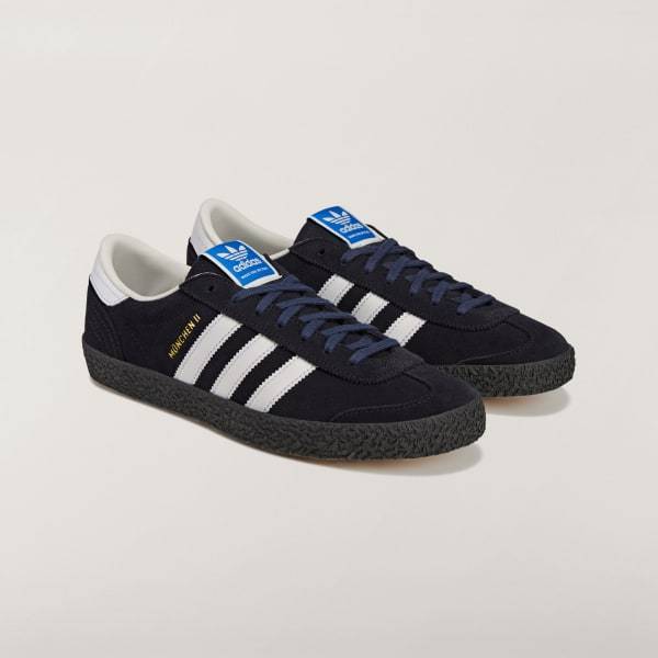 Adidas Munchen II SPZL Core Black Gum JR1544