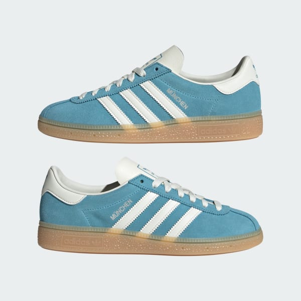 Adidas Munchen Preloved Blue Off White Silver Metallic JS3991