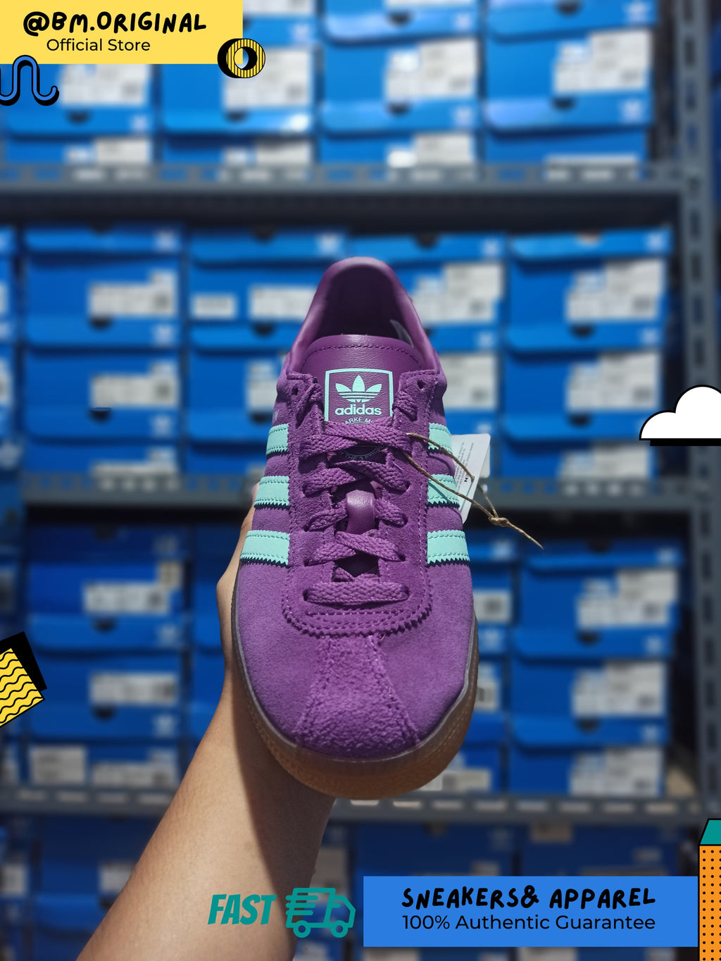 Adidas Munchen Rich Mauve Clear Mint Gum JS3995