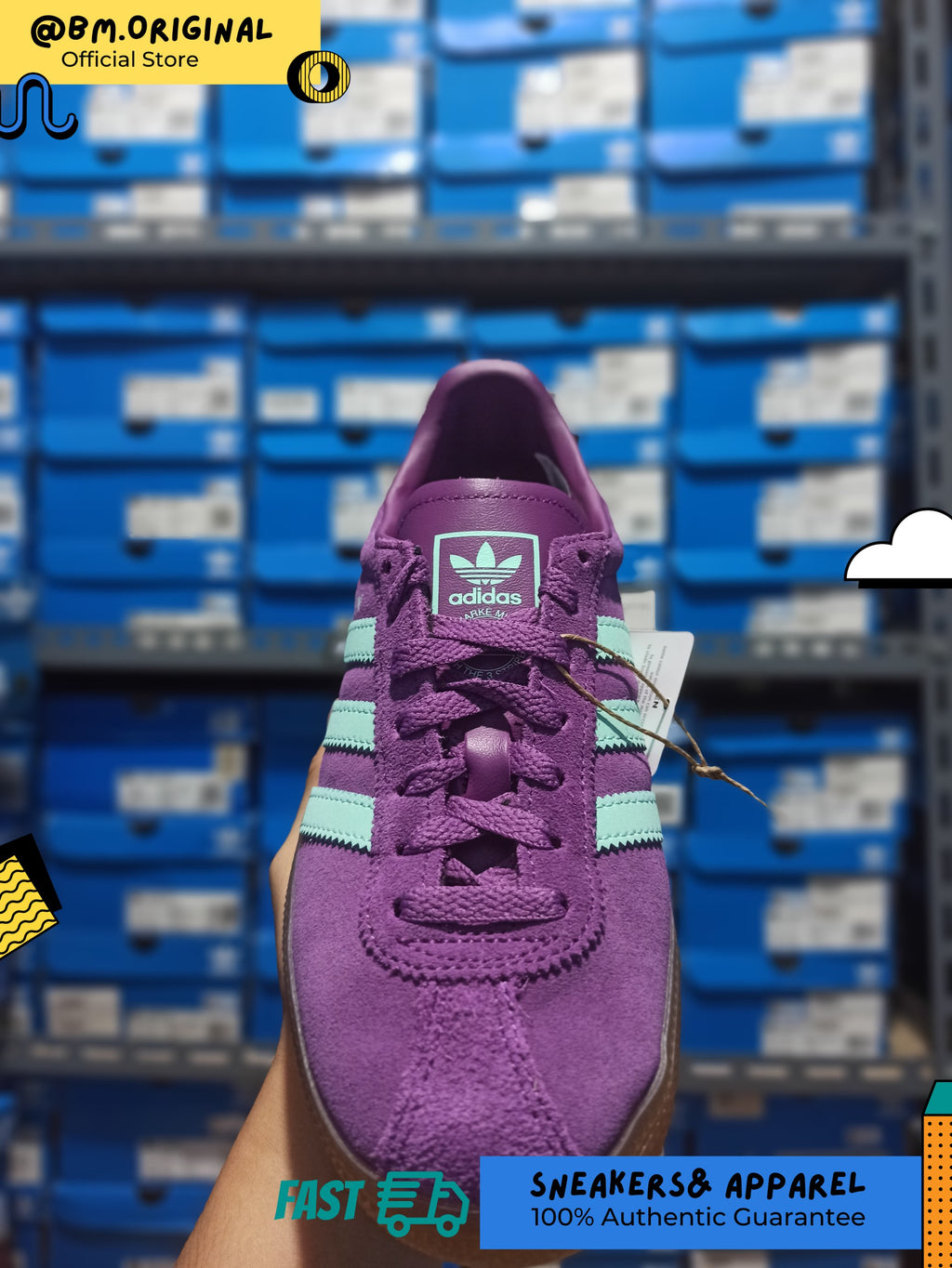 Adidas Munchen Rich Mauve Clear Mint Gum JS3995