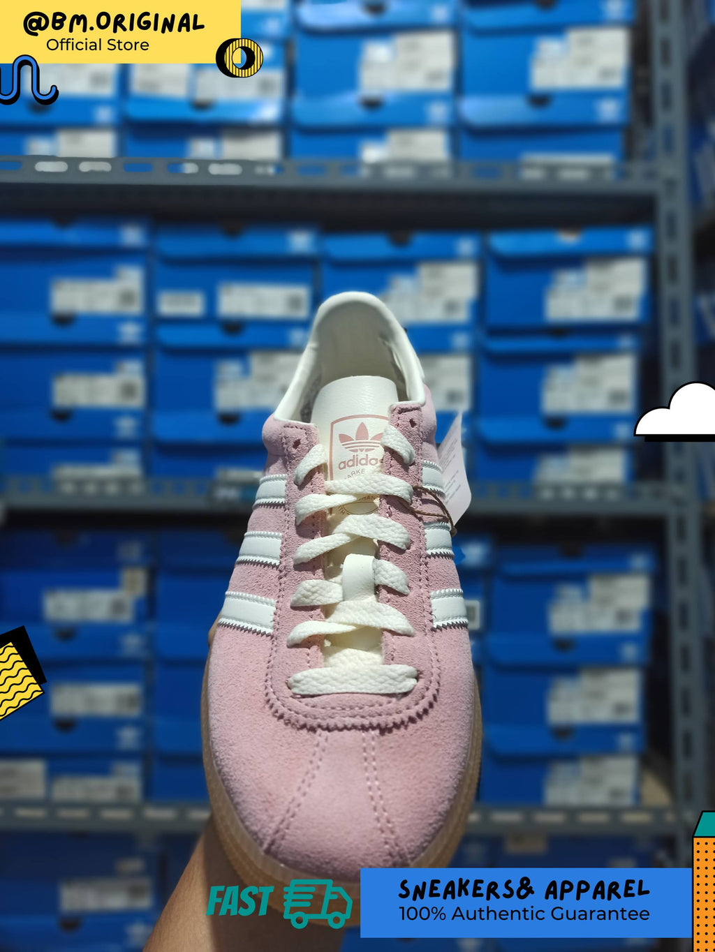 Adidas Munchen Wonder Mauve Off White Silver Metallic JS3992