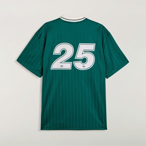 Adidas Oasis Tour Jacquard Jersey Collegiate Green Cream White KW6284