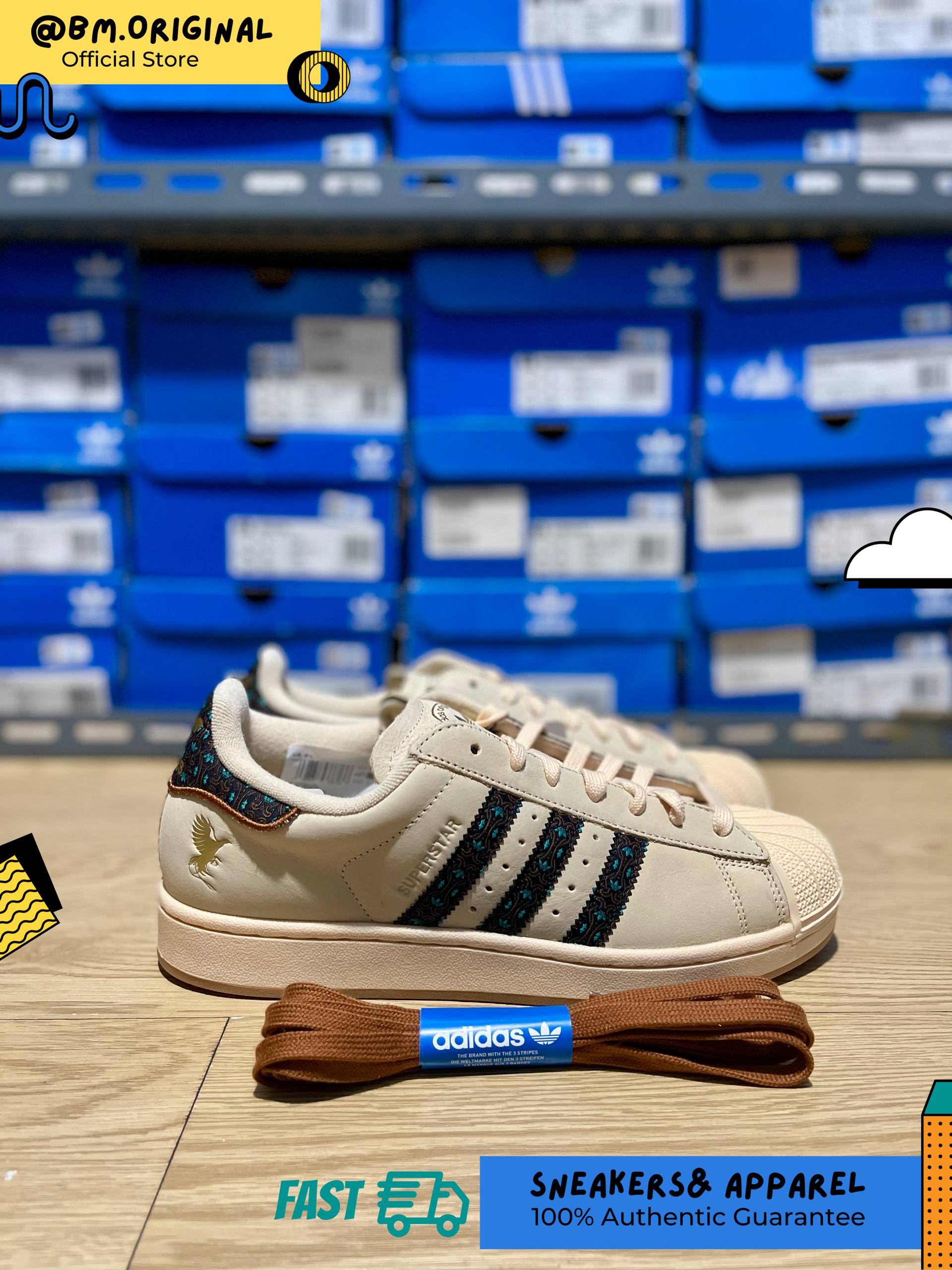 Adidas Papua Island Series Sand Strata Core Black Gum Adidas Superstar Papua KJ8082