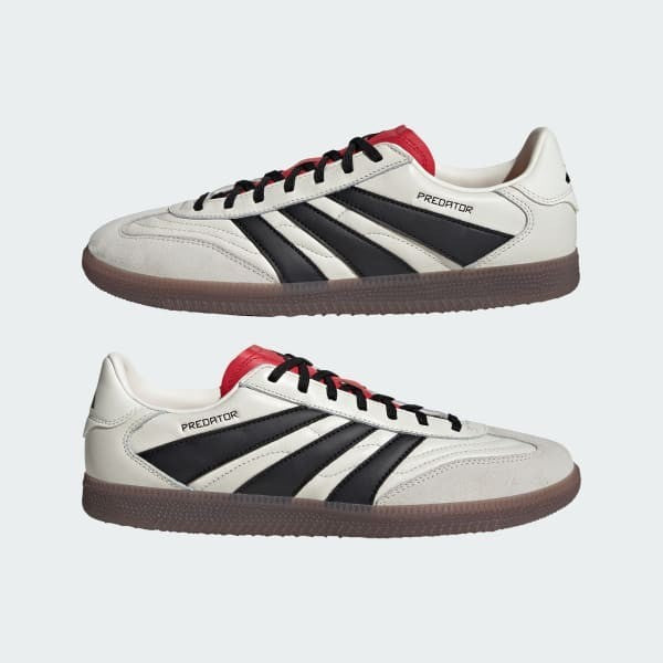 Adidas Predator Freestyle Indoor Boots Off White Core Black Pure Ruby JH8893