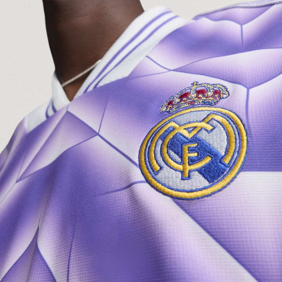 Adidas Real Madrid Lifestyler Jersey Purple White JN3055