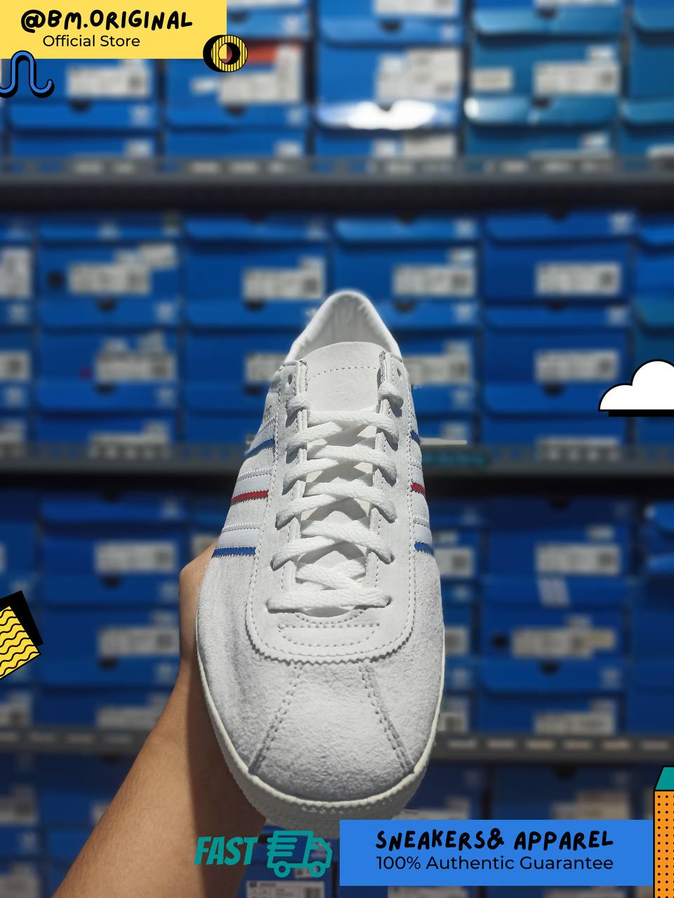 Adidas Rotterdam 00 City Series Cloud White Blue Bird Better Scarlet IH4776