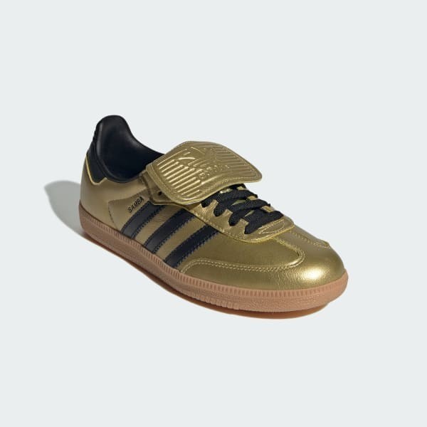 Adidas SAMBA LT Gold Metallic Core Black Gum JH5708